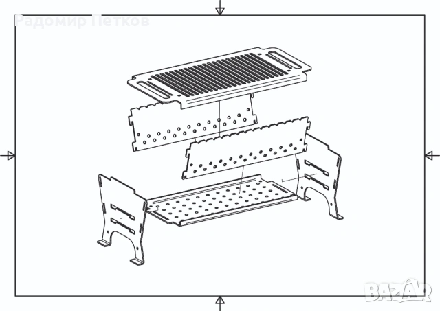 Барбекю BBQ неръждавейка , снимка 6 - Барбекюта - 54146870
