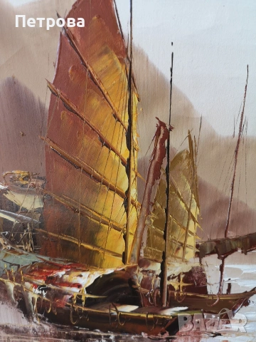 маслена картина върху платно. , снимка 3 - Картини - 54143882