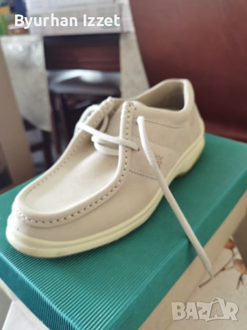 Дамски мокасини от естествена кожа ecco, снимка 2 - Маратонки - 54051710