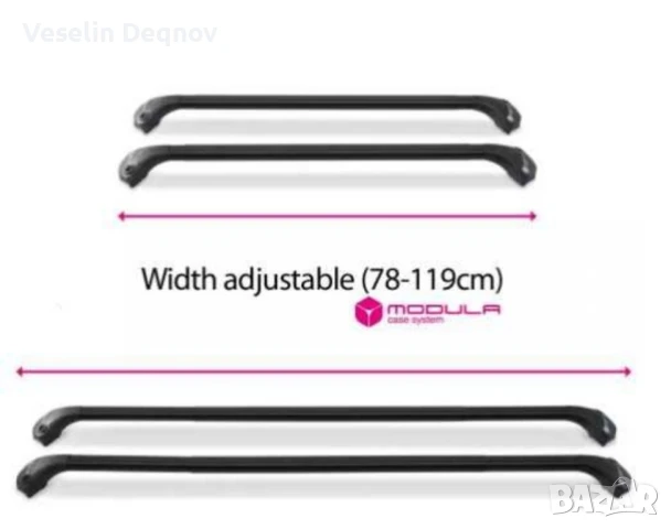 Hапречни греди Modula Oval Bar, снимка 2 - Аксесоари и консумативи - 50466731