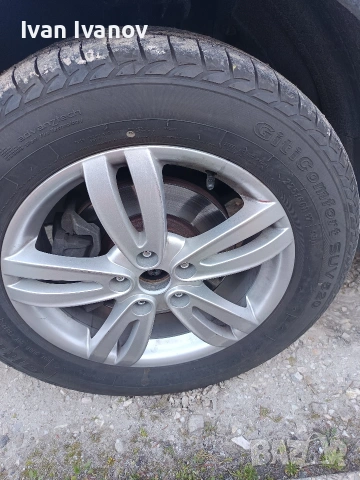 Продавам джанти с гуми, снимка 4 - Гуми и джанти - 53762061