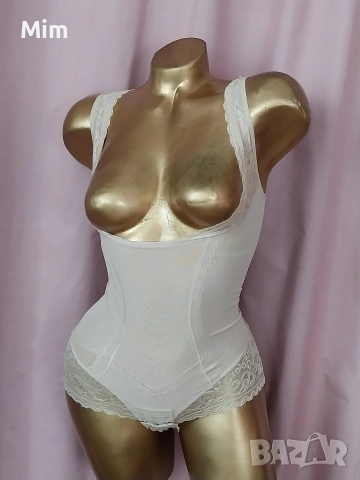 S/M Моделиращо боди в цвят шампанско , снимка 9 - Бельо - 54048508