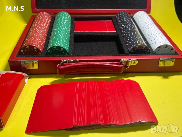 Покер Сет +Чипове , снимка 2 - Рулетки - 53760503