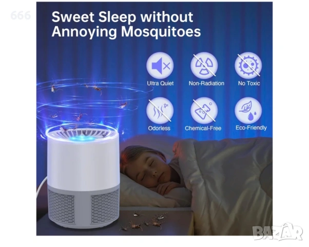 UV лампа за комари, снимка 6 - Други стоки за дома - 53280682