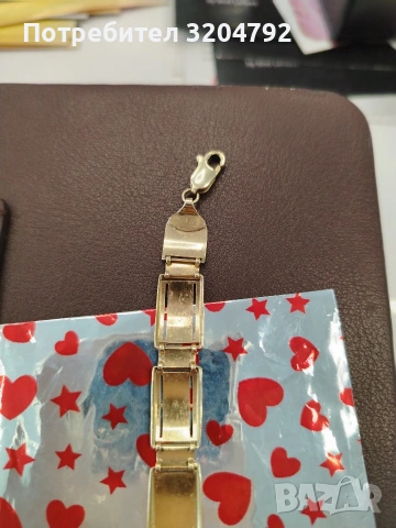 Златна гривна 14к, снимка 4 - Гривни - 51457867