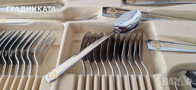 Комплект прибори за хранене Versace Limited Edition - 72 части, снимка 14 - Прибори за хранене, готвене и сервиране - 50832459