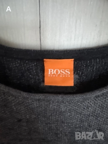 Вълнен пуловер BOSS, снимка 2 - Пуловери - 52462949