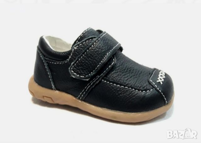 Детски обувки естествена кожа 22 номер тъмно сини за момче нови, снимка 2 - Детски обувки - 45116888