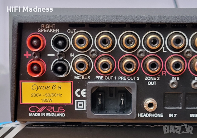 Cyrus 6a , снимка 8 - Ресийвъри, усилватели, смесителни пултове - 44995518