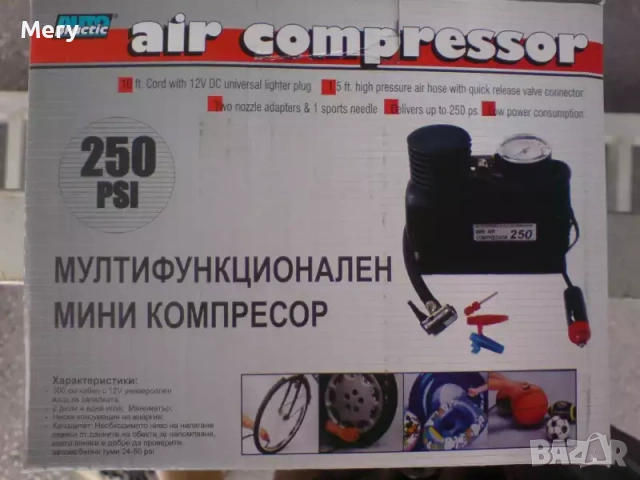 Компресор / помпа за автомобил , снимка 4 - Аксесоари и консумативи - 43491922