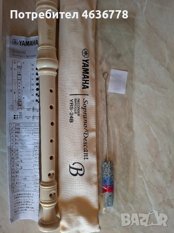 Продавам Yamaha Блок флейта сопрано, снимка 3 - Духови инструменти - 53474119