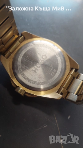 Часовник HUGO (gold), снимка 2 - Мъжки - 53917801