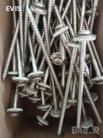 Спенглерови винтове за ламарина 4.5x100 A2 неръждаеми, 100бр, снимка 2 - Железария - 51189008