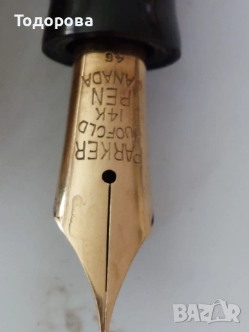 RRR-Златна 14к писалка PARKER(Паркер)солидно злато 14 к , снимка 17 - Други - 52126983