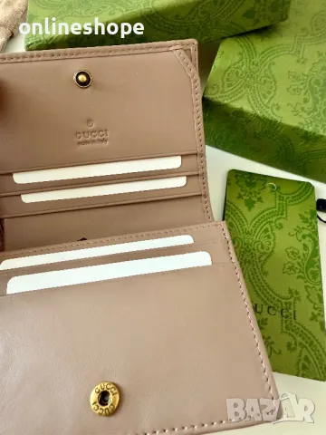 Портмоне GUCCI естествена кожа, снимка 7 - Портфейли, портмонета - 49842687