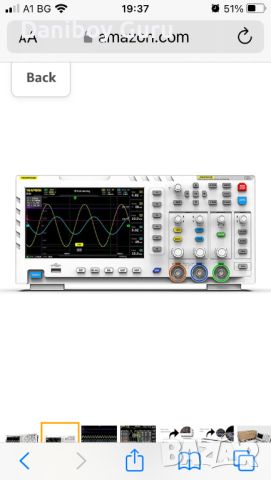 ADS1014D 2 в 1 цифров осцилоскоп DDS генератор на сигнали с 2 канала 100Mhz честотна лента 1GSa/s се, снимка 1 - Друга електроника - 46812174