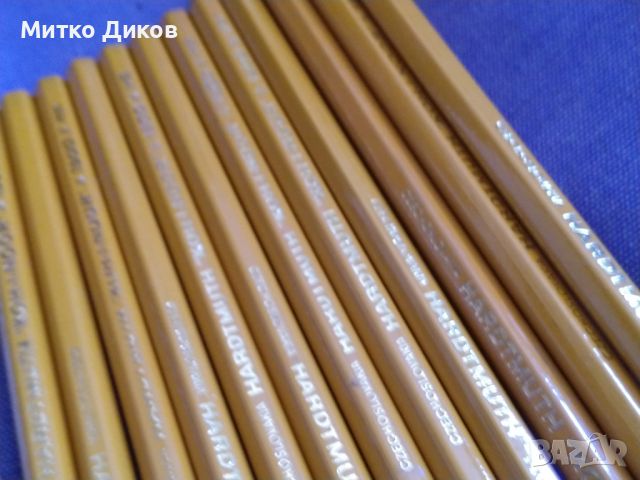 Koh-i-noor Hardtmuth 1500HB винтидж 12 броя графитни моливи нови в кутия, снимка 6 - Ученически пособия, канцеларски материали - 45917094