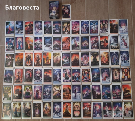 Карти таро- колода Crystal Visions Tarot, снимка 2 - Колекции - 53785438