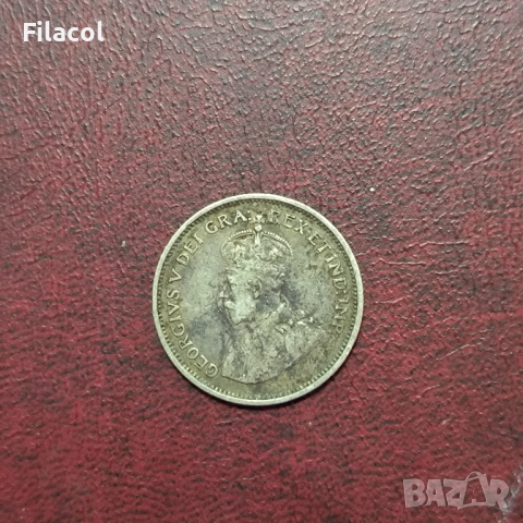 Кипър 4½ пиастъра 1921 г. Джордж V, снимка 2 - Нумизматика и бонистика - 52865348