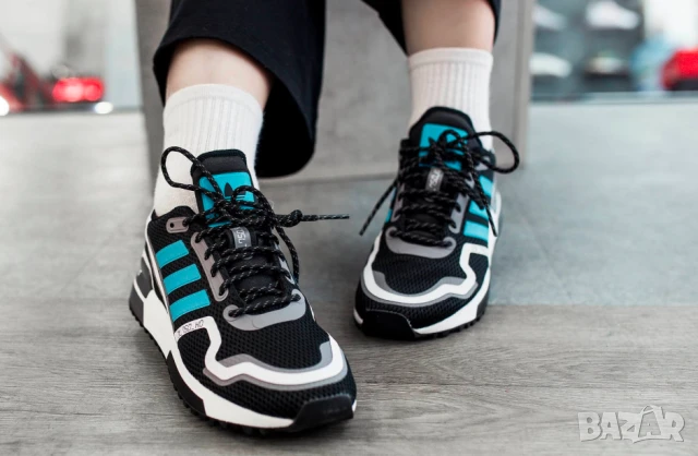 Adidas ZX 750 HD „Bright Cyan“  номер 45 1/3 оригинални маратонки , снимка 3 - Маратонки - 50716947
