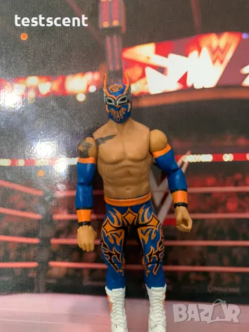 Екшън фигура WWE Sin Cara Син Кара Basic Series Dark Blue Lucha играчка, снимка 13 - Колекции - 48363374