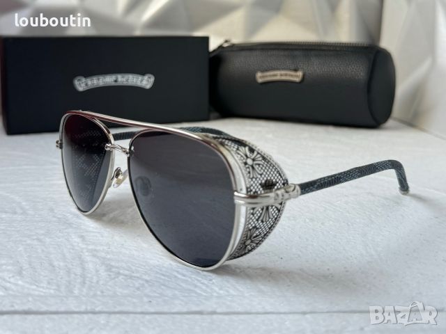 CHROME HEARTS мъжки слънчеви очила авиатор унисекс слънчеви очила дамски, снимка 4 - Слънчеви и диоптрични очила - 45438332