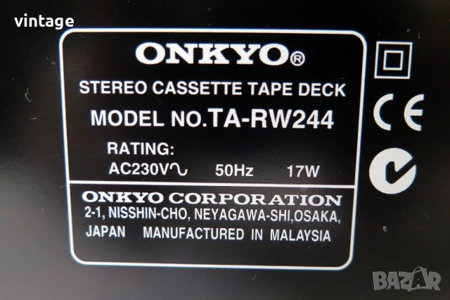 Onkyo TA-RW244, снимка 8 - Декове - 54099194