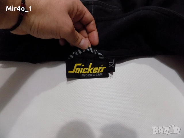 работно горнище snickers work wear фанела блуза худи яке полар елек мъжко оригинално XL, снимка 6 - Спортни дрехи, екипи - 48985197
