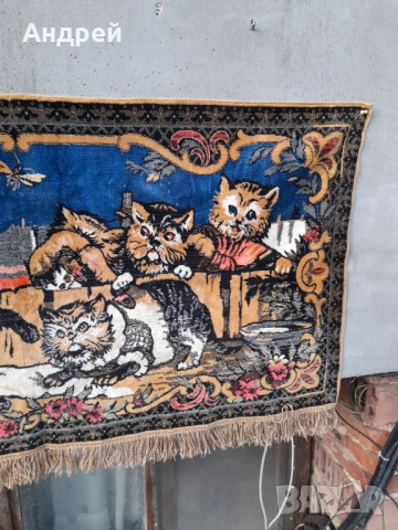 Старинен ковьор,покривка за стена #279, снимка 5 - Антикварни и старинни предмети - 53430954