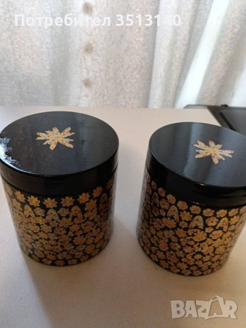 Комплект от 2 бр. буркани за подправки 500 мл ръчно декорирани