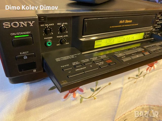 SONY SLV E1000 Перфектен с Дистанционно., снимка 4 - Плейъри, домашно кино, прожектори - 46654544