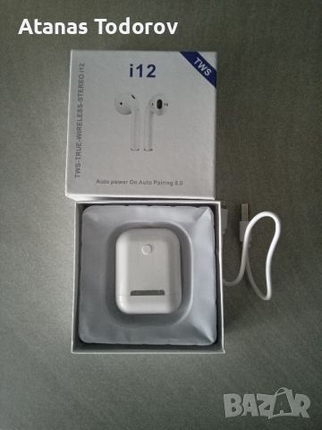 Продавам безжични слушалки за Айфон, снимка 4 - Слушалки, hands-free - 45404478