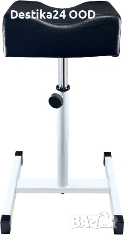 Поставка стол за педикюр с регулируема стойка за крака черен Табуретка, снимка 2 - Други стоки за дома - 54131149