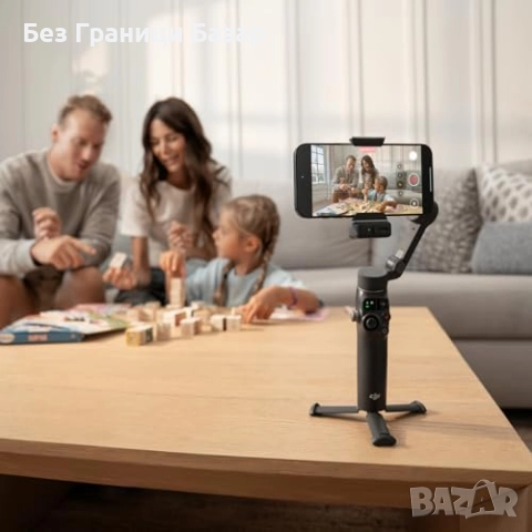 Нов DJI Osmo Mobile 8 стабилизатор за телефон с батерия 10 часа и статив, снимка 9 - Чанти, стативи, аксесоари - 52772108
