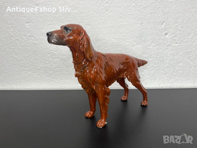 Уникална фигура на куче - Ирландски Сетер - Goebel. №5438, снимка 1 - Колекции - 45857097