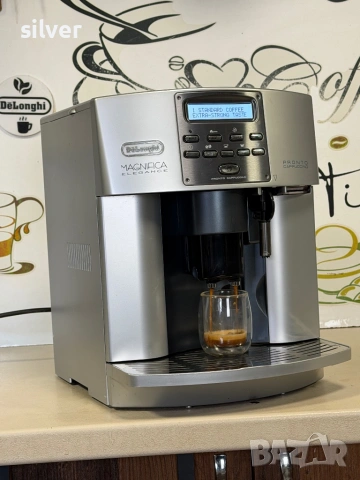 Кафемашина кафе автомат delonghi ELEGANCE с гаранция, снимка 5 - Кафемашини - 53941656
