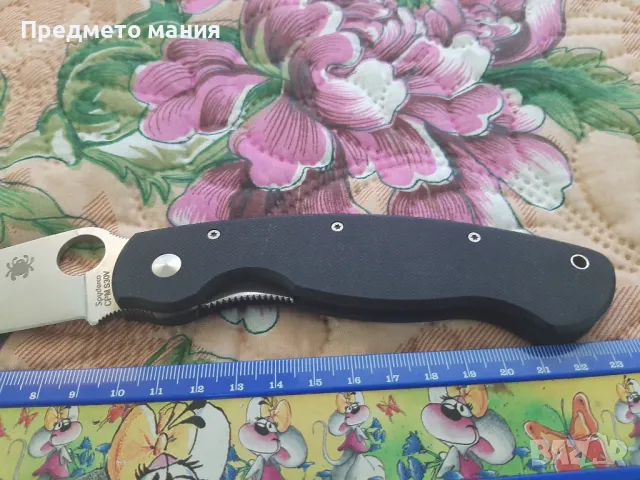 Сгъваем джобен нож ножче ножка Spyderco CPM S30V, снимка 3 - Ножове - 46896822