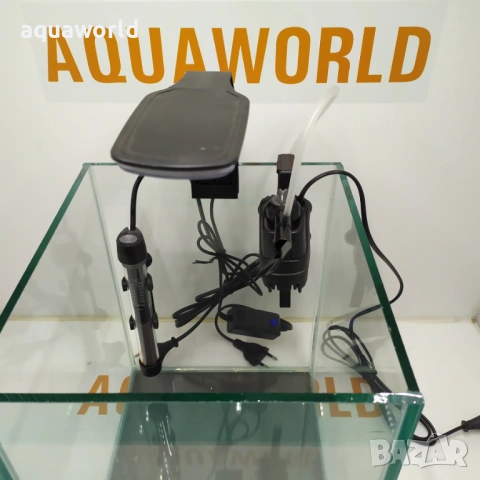 Оборудван нано аквариум 18 литра, снимка 2 - Аквариуми - 54276129