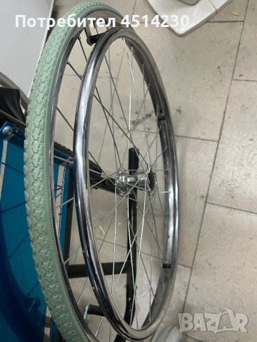 Чисто нова инвалидна количка с подлакътници и поставки за крака, снимка 6 - Инвалидни колички - 52891583