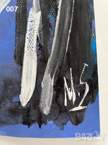 Абстрактна картина, снимка 3 - Картини - 49676209