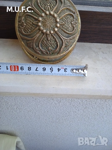 Бронзова дръжка за врата 19век., снимка 5 - Антикварни и старинни предмети - 54245130