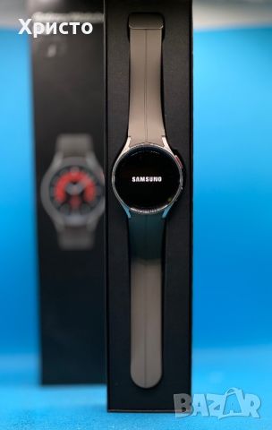 Смарт часовник Samsung Galaxy Watch 5 Pro, 45 mm, Silicone Strap, Gray , снимка 3 - Смарт часовници - 46342676