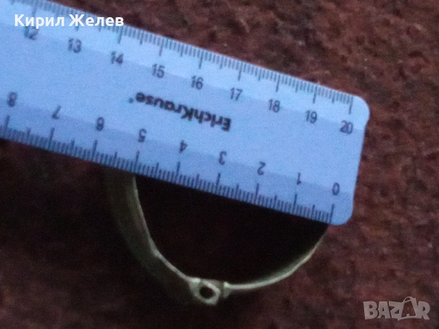 Стара възрожденска гривна сребърна 53781, снимка 5 - Антикварни и старинни предмети - 53477267