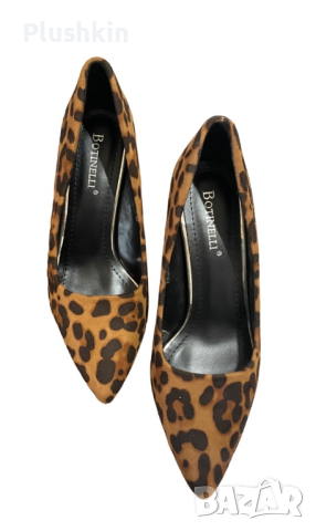 Дамски леопардови обувки 35 и 37, снимка 4 - Дамски обувки на ток - 45012586