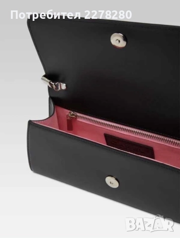 Нова дизайнерска чанта от естествена кожа на френската марка Carel, снимка 4 - Чанти - 52460638