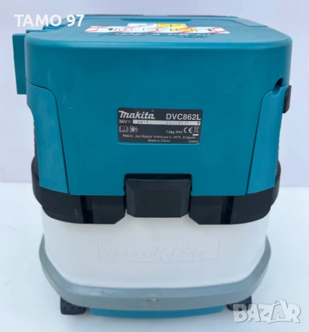 Makita DVC862L - Безчеткова акумулаторна прахосмукачка за сухо и мокро почистване , снимка 5 - Прахосмукачки - 50869400