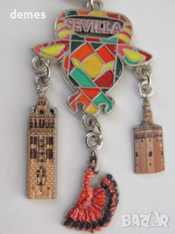 Метален ключодържател от Севиля, Испания, снимка 3 - Колекции - 53803733