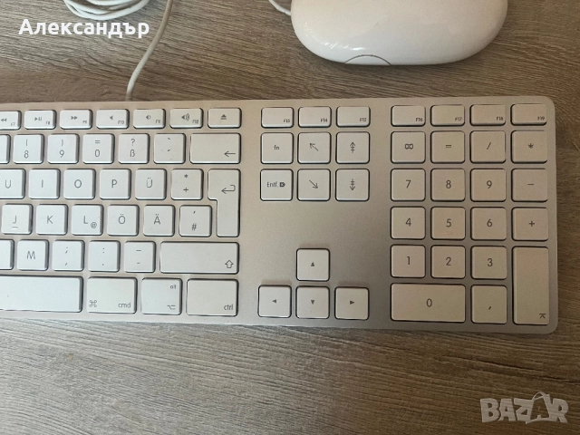 Apple клавиатура A1243 DE Layout и Apple мишка Mighty Mouse A1152, снимка 4 - Клавиатури и мишки - 52142249
