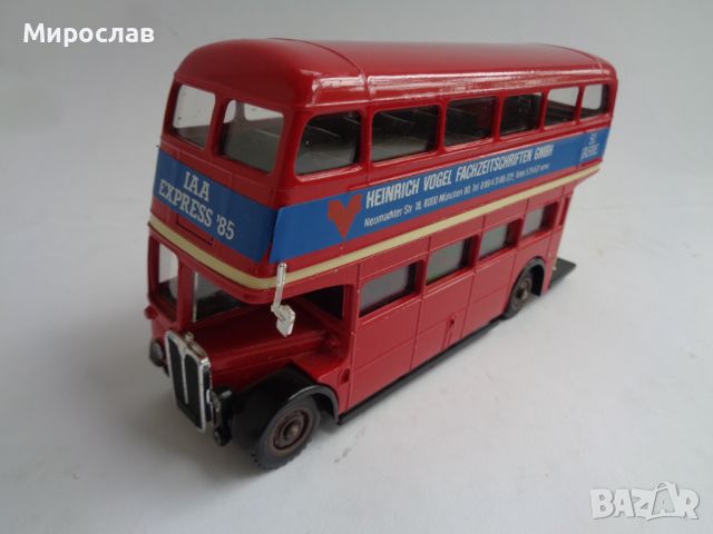 1:50 SOLIDO 1/50 Double Decker ДВУЕТАЖЕН АВТОБУС КОЛИЧКА МОДЕЛ, снимка 7 - Колекции - 45570112