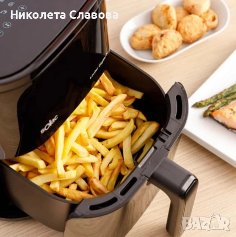 Фритюрник без масло Solac Léviter Digital 5 – 1500W, 5L, 12 програми, дигитален дисплей, снимка 3 - Фритюрници - 51589956